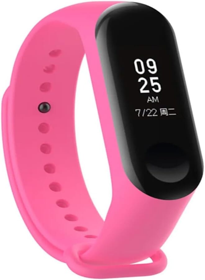 Next store Silicone Replacement Wristband Compatible with Xiaomi Mi Band 6 / Mi Band 5 Smart Watch (Light Pink)