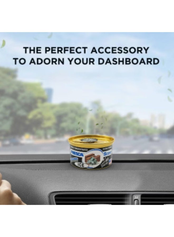 فريسكا معطر جو عضوي برائحة الثلج من فريسكا، عالي التركيز، قوي جدًا، خالٍ من الكحول، 42 غرام، AS-560-IB - Image 4