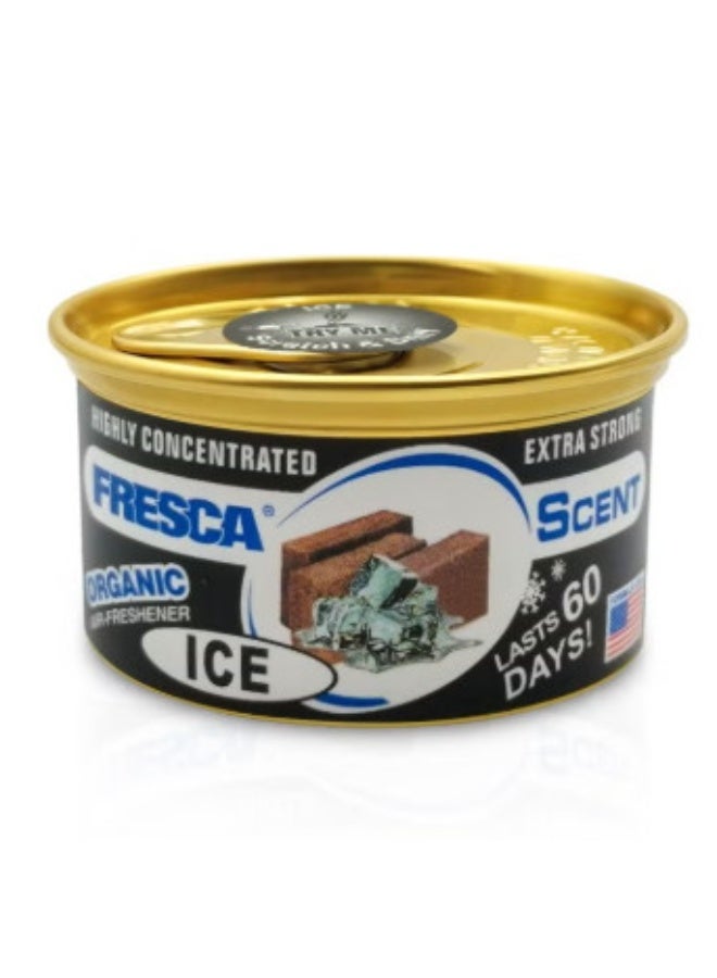 فريسكا معطر جو عضوي برائحة الثلج من فريسكا، عالي التركيز، قوي جدًا، خالٍ من الكحول، 42 غرام، AS-560-IB - Image 1