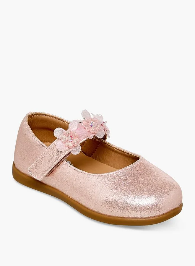 Barefeet Girls Hook And Loop Mary Jane Shoes