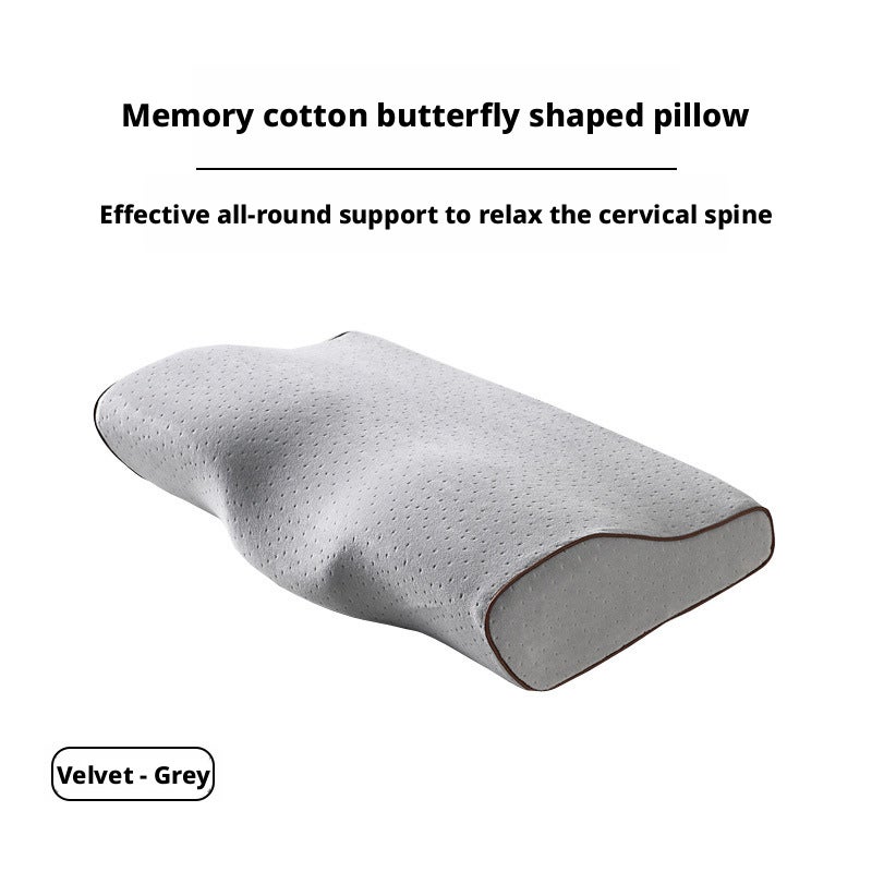 Butterfly Memory Foam Pillow for Cervical Support - Image 5