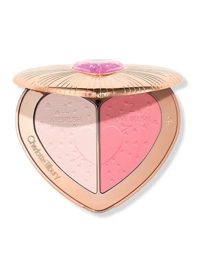 Charlotte Tilbury Flawless Pink Beauty Soulmates Brighten And Blush Powder Palette
