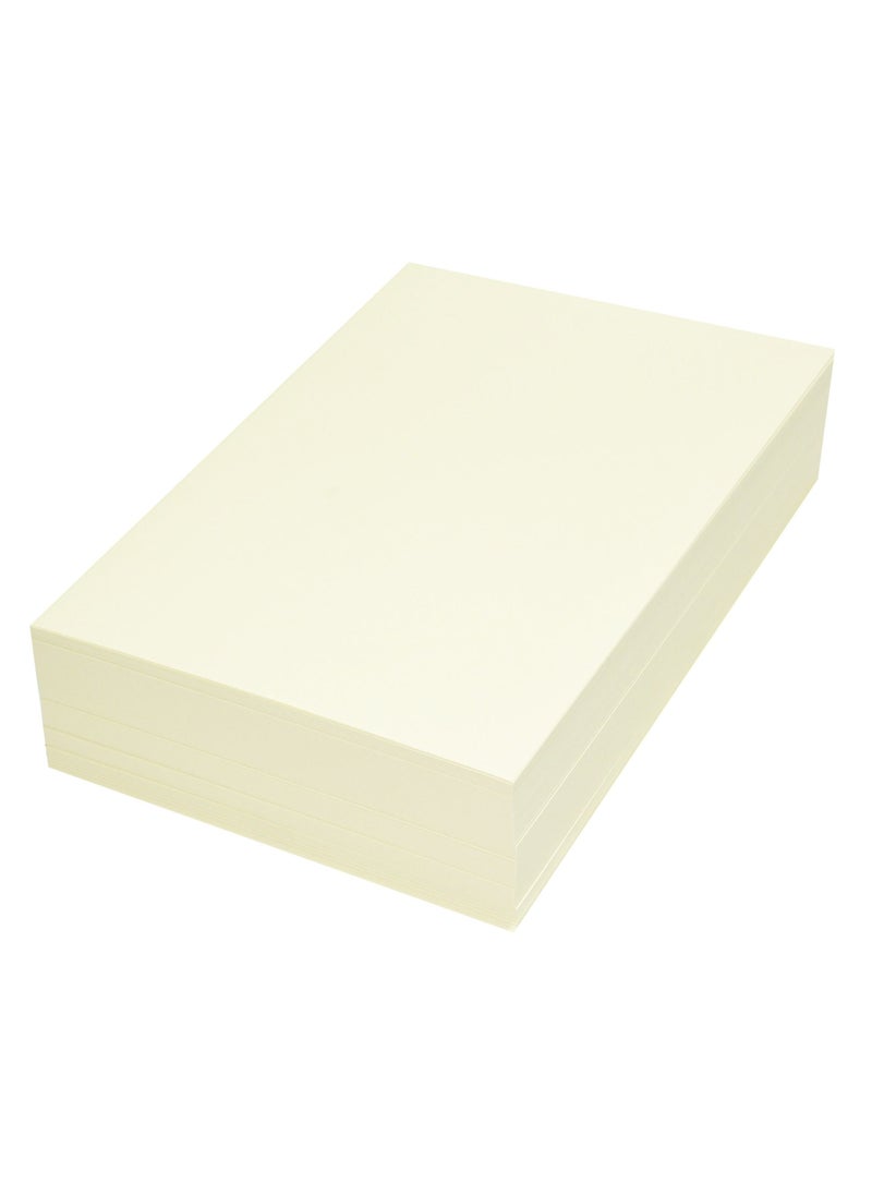 FIS FIS Executive Laid Bond Paper, 500 Sheets, 100 gsm, Cream Colour, A4 Size - FSPALD100CR 