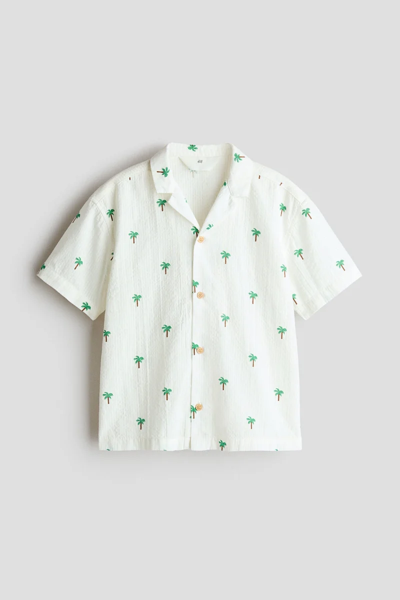 H&M Seersucker resort shirt