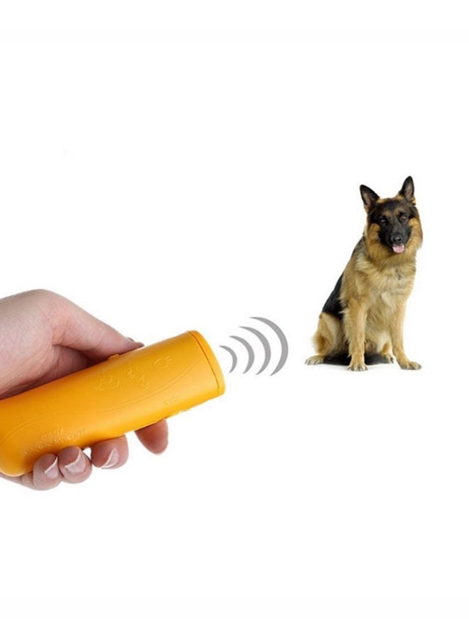 Loquat Ultrasonic Dog Repeller And Trainer Device Yellow 13 x 4 x 2.6cm - Image 2