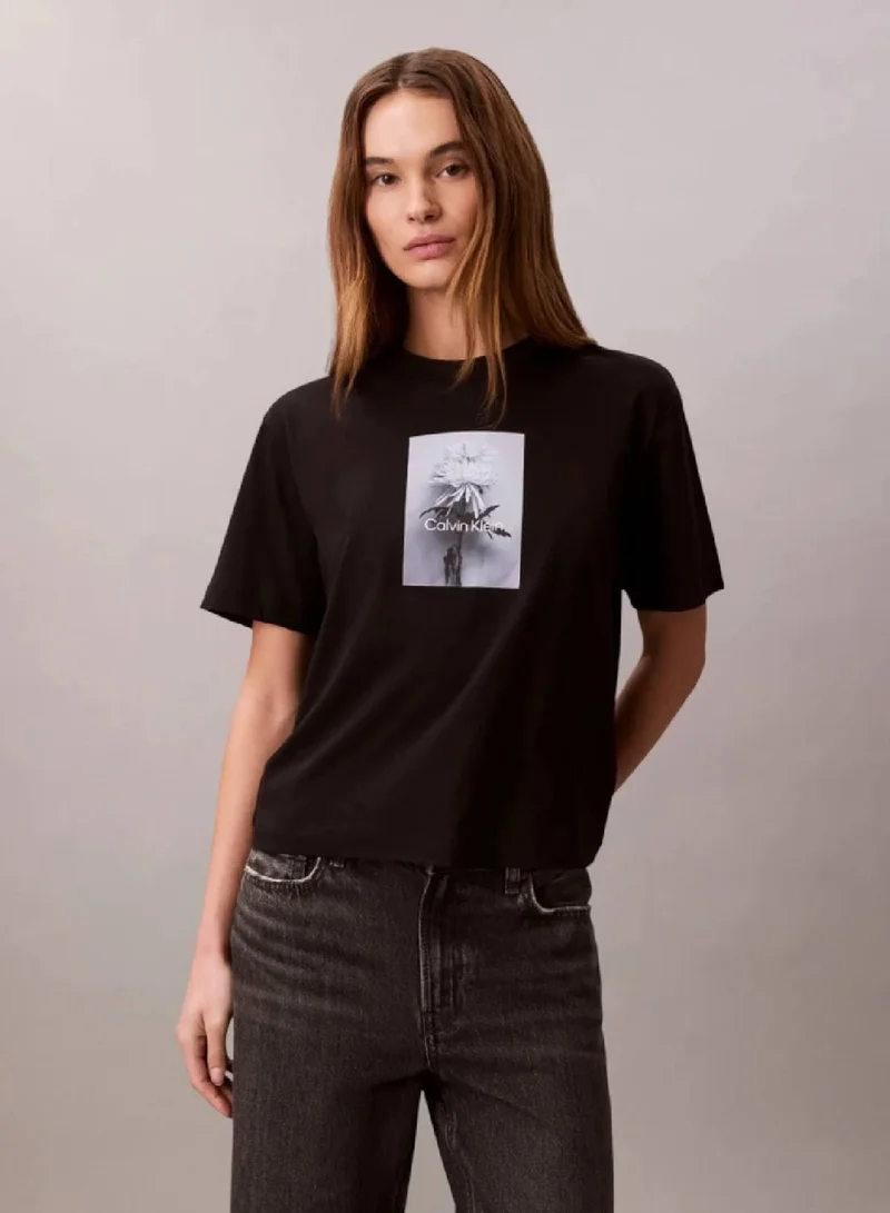Flower Logo Boxy T-Shirt