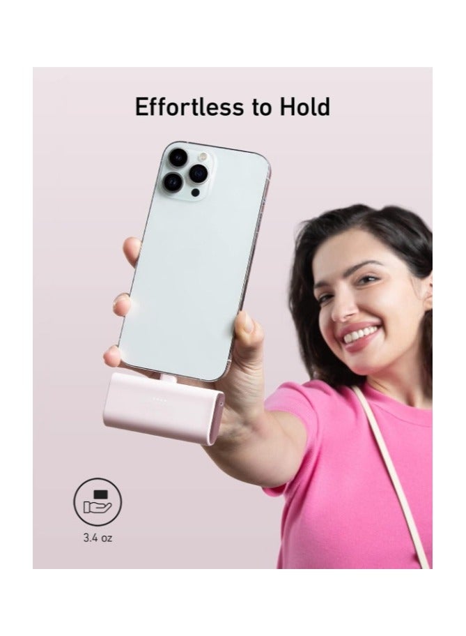 REBENUO Anker Portable Charger with Built-in Lightning Connector MFi Certified Battery Pack 5,000mAh 12W Compatible with iPhone 14/14 Pro / 14 Plus / 14 Pro Max iPhone 13 and 12 Series (Black) - Image 5