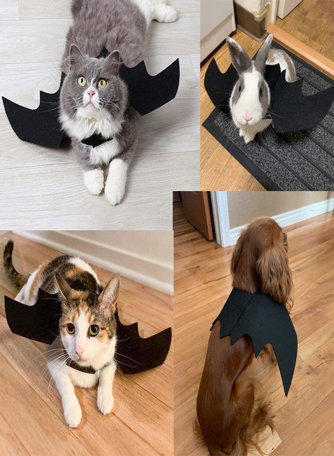 Yunfan Cat Halloween Costume Bat Wings Pet Apparel Halloween Party Dress Up Accessories for Cat Small Dogs Puppy Kitty Kitten Boy or Girl - Image 3
