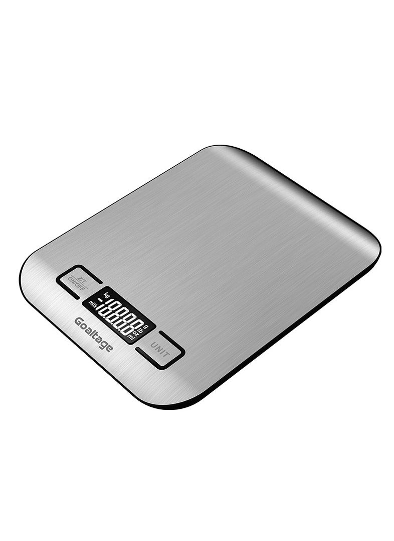 Goaltage True Balance Digital Kitchen Scale with 5 Measuring Units, High-Precision, Tare and Auto-oﬀ Functions, Overload Alert and Compact Design Premium Quality High Precision Sensor for Accurate Measurements  - Image 2