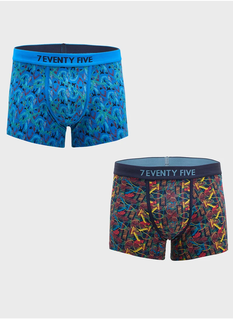 Seventy Five Basics Pack Of 2 Boxers