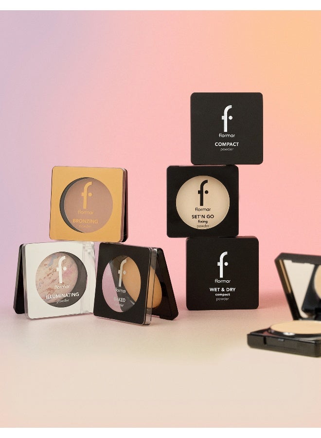 flormar Wet Dry Compact Powder – 011 Tan – Powder Texture, Matte Finish, Smooth, Soft 011 Tan - Image 5