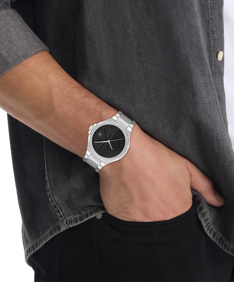 CALVIN KLEIN Analogue Watch with Steel Bracelet