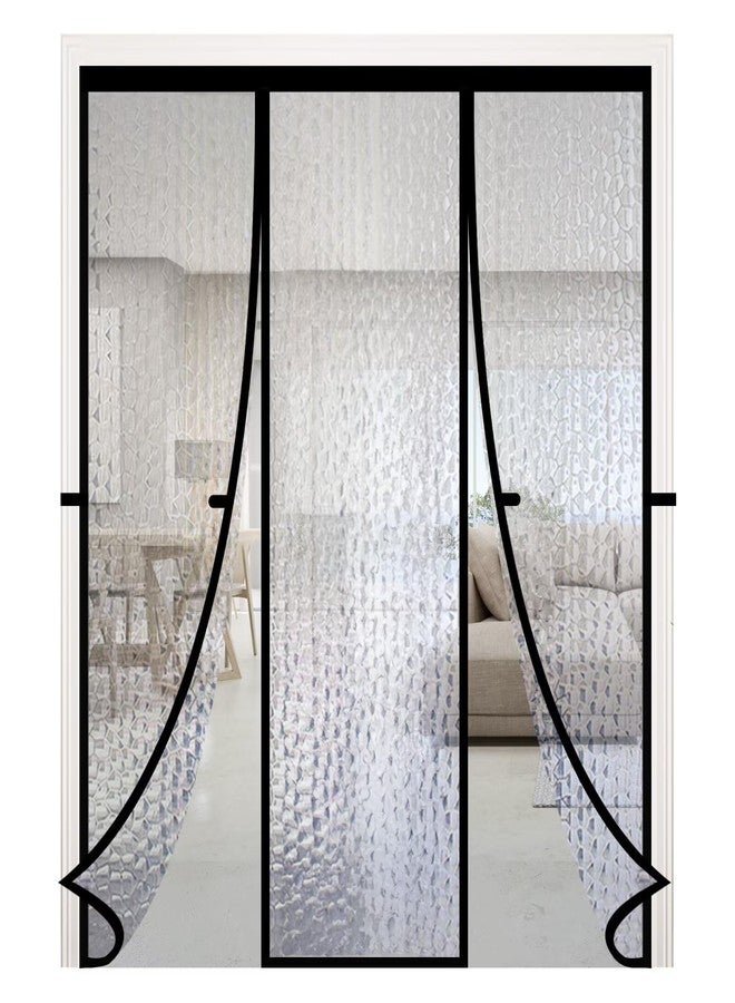 ريلاينسر ستارة باب عازلة حراريًا مغناطيسية من ريلاينسر، غطاء باب مقاوم للماء من مادة EVA، فتحة باب مزدوجة، تناسب مقاس باب 74 بوصة × 80 بوصة، ستارة باب معزولة ذاتية الإغلاق، شاشة باب حرارية للحماية من الحرارة - Image 1