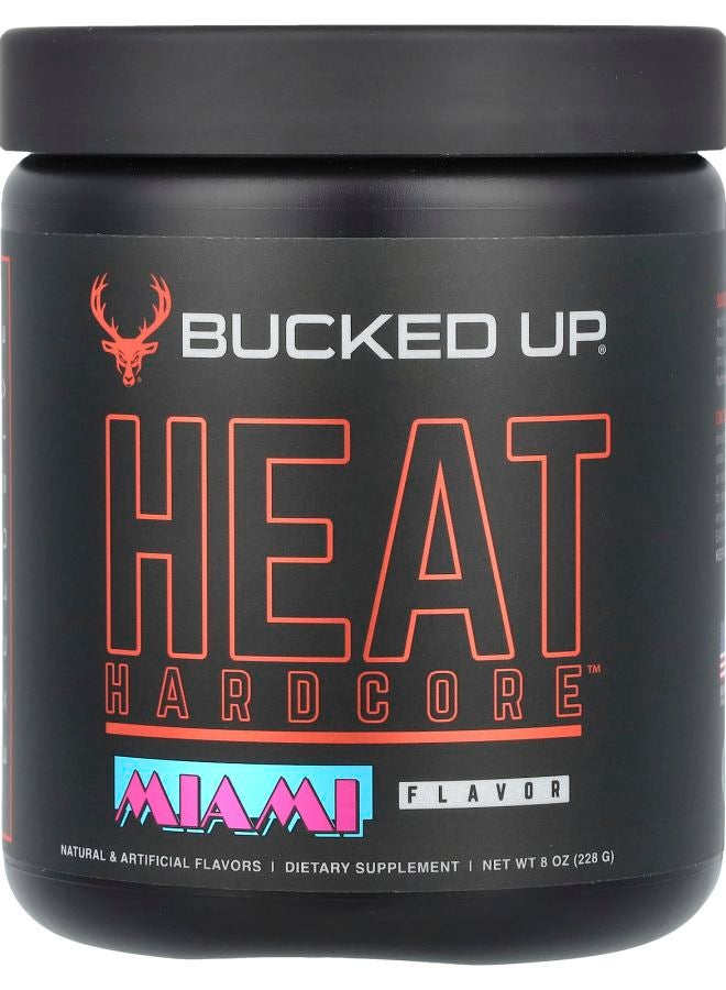 Heat Hardcore Miami Strawberry Mango Pineapple 8 oz (228 g)