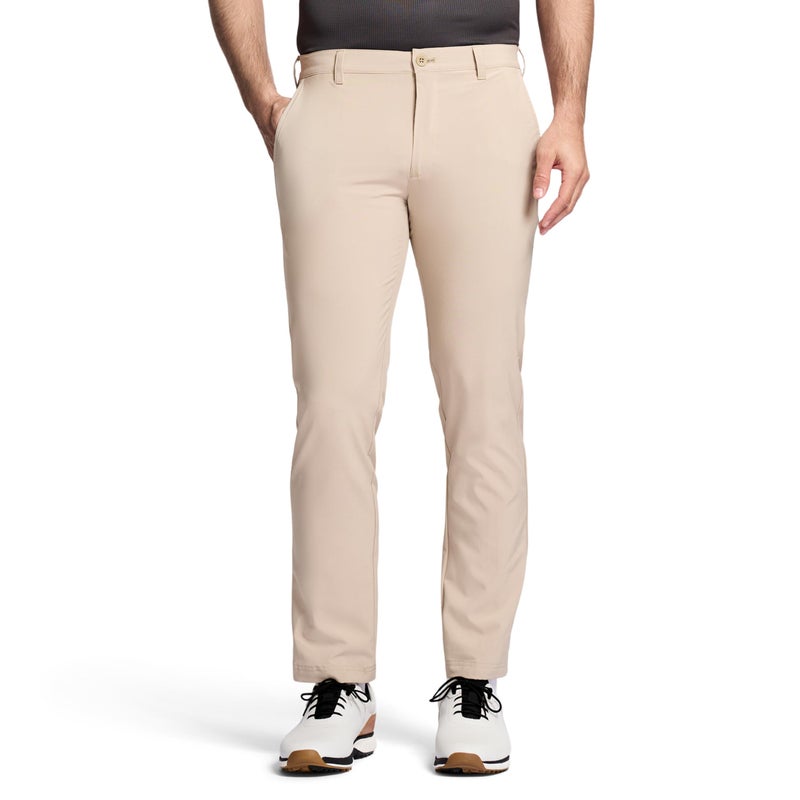 IZOD Men's Golf SwingFlex Slim-Fit Pants, red Khaki, 34W X 34L