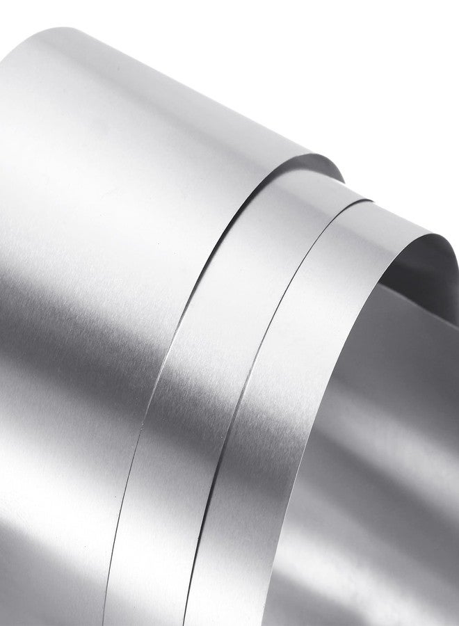 PATIKIL 4in x 78.7in Aluminum Flashing, 1pcs Aluminum Flashing Roll Roofing Aluminum Sheet Metal Strip Sheet Roll 0.3mm Shim for Roofs Gutters Door Window Machinery Repair Craft DIY - Image 3