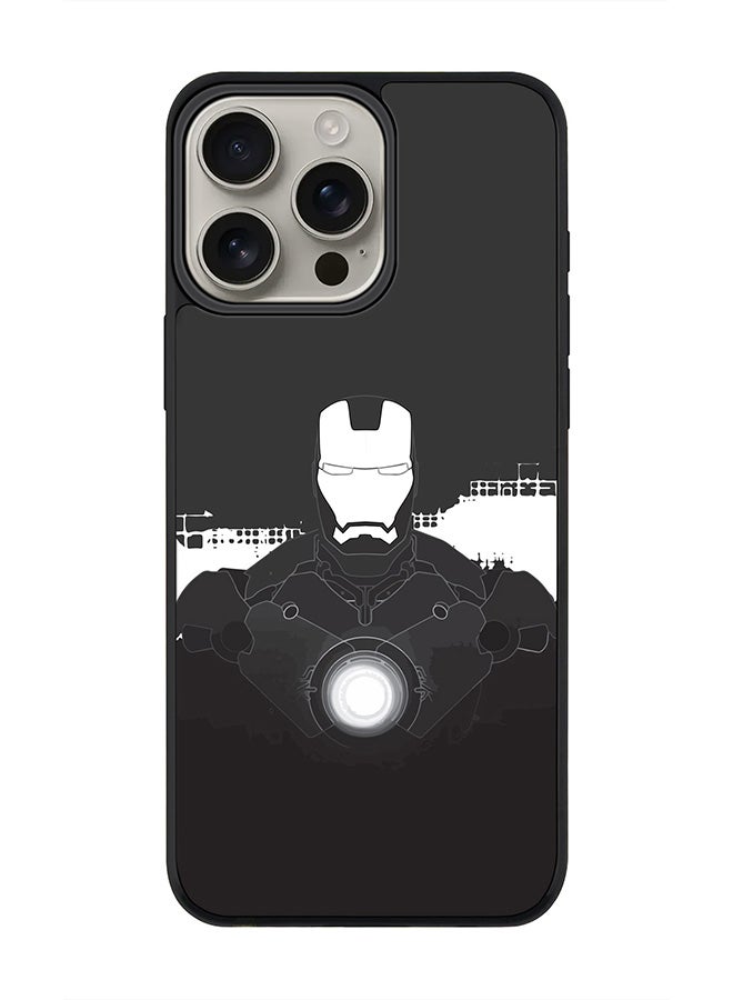 Stylizedd For iPhone 16 Pro Max Case [Compatible with MagSafe] Slim Magnetic cover Phone Case iPhone 16 Pro Max -Iron Man Beam - Image 1