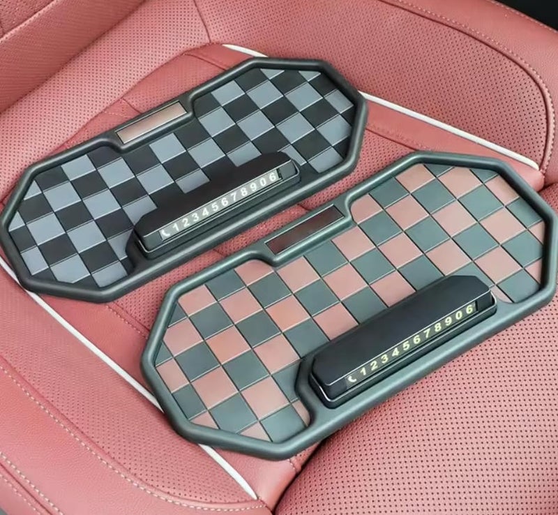YOURKARTS.COM Anti-Slip Dashboard Mat – Universal Sticky Rubber Grip Pad for All Smartphones, Sunglasses & Car Keys | Premium Non-Slip Dashboard Holder Mat (Design G) - Image 3
