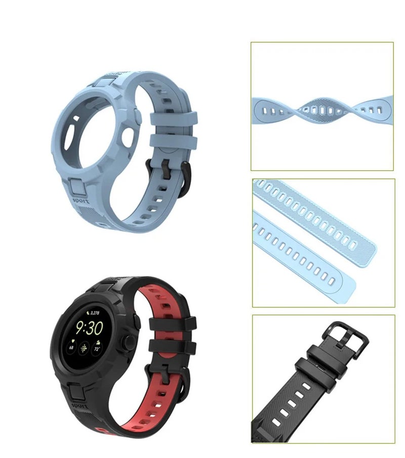Bluejw Replacement Silicone Watch Band for Google Pixel Watch 1 2 Smart Watch Straps - Image 3