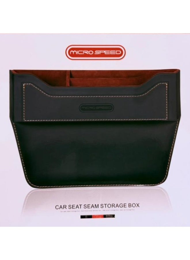 micro speed Black car seat gap storage box - Image 1