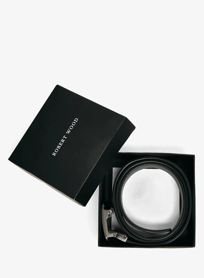 Robert Wood  Genuine Leather Free Size Formal Belt for Men | Best Price UAE