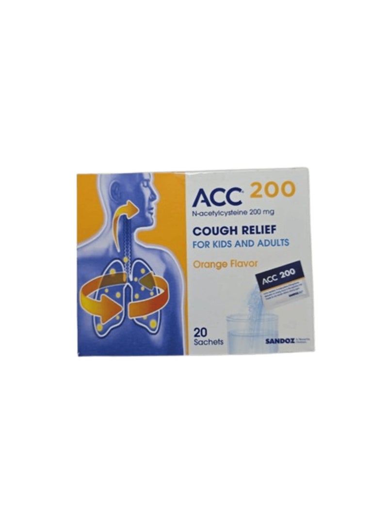 Sandoz ACC 200 ملغ - 20 كيس