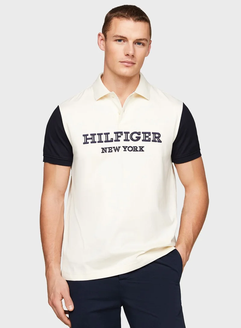 TOMMY HILFIGER Color Block Polo