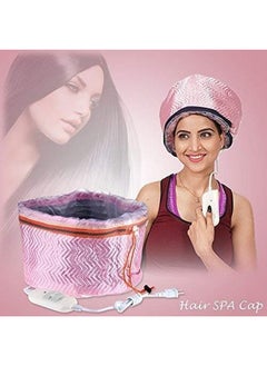 Maharsh Hair Care Thermal Head Spa Cap Treatment With Beauty Steamer Nourishing Heating Cap, Spa Cap For Hair, Spa Cap Steamer For Women (Pink) (Model 1)  - Image 5