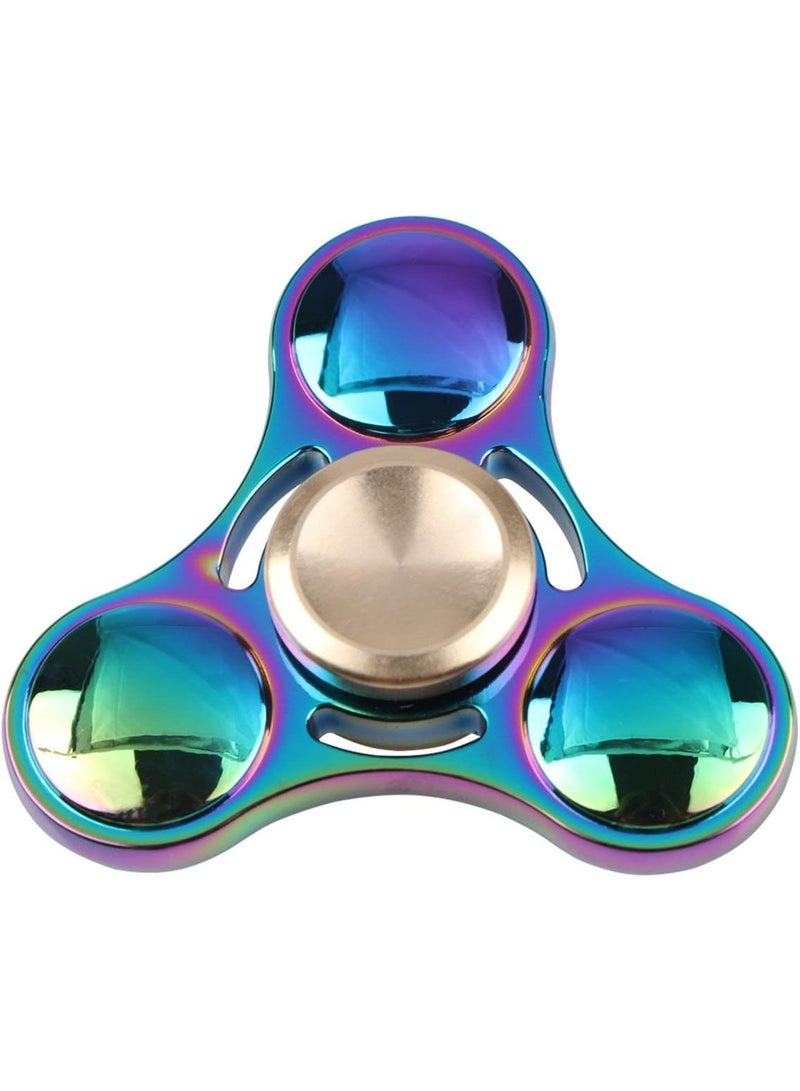 Hand Spinner Metal Fidget ADHD Focus Toy Ultra Durable High Speed Anxiety Relief Toys,Rainbow Color - Image 3