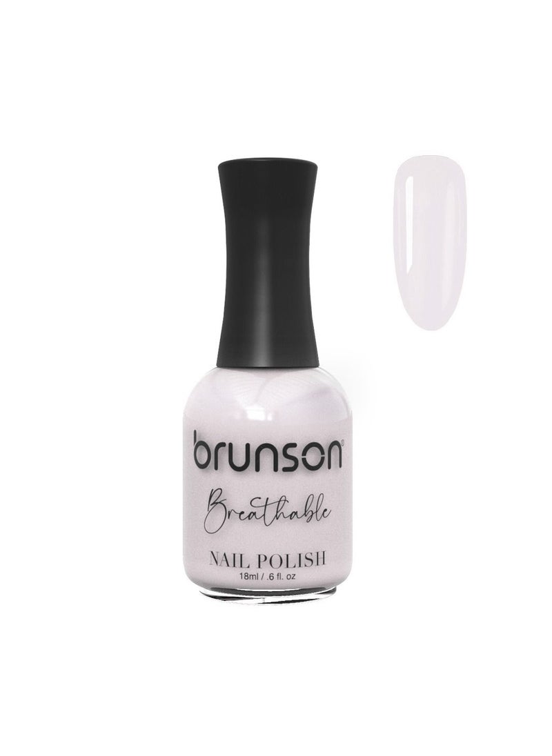 brunson Nail Lacquer 18ml Breathable Nail Polish Halal Nail Polish Wudu friendly Quick Dry long lasting but easy peel off Glossy Shine Water Based Nail Enamel No Need UV LED Lamp No curing Nail Paint 