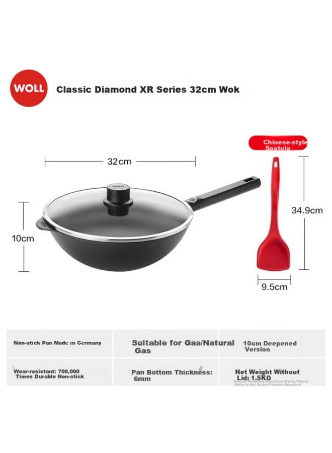 Woll Germany Made Non-stick Diamond Xr Series 32cm Stir-fry Pan Low Oil Home Cooking Imported Cookware - Image 1