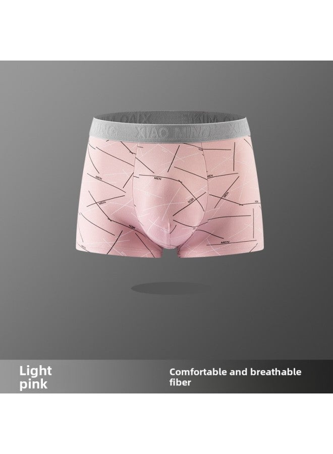 New Men's Underwear Men's Boxers Youth Mid-waist Boxers Boys Large Size Pants Shorts Men's Underwear