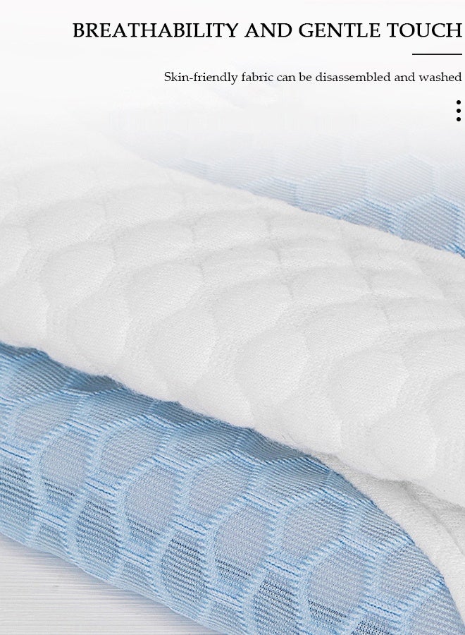 DUNISO Super Comfort Ergonomic Pillow for Neck Head and Shoulder Pain Relief Contour Support Pillows for Bed Sleeping Orthopedic Cervical Spine Stretch Pillow for Side Back Stomach Sleeper - Image 5