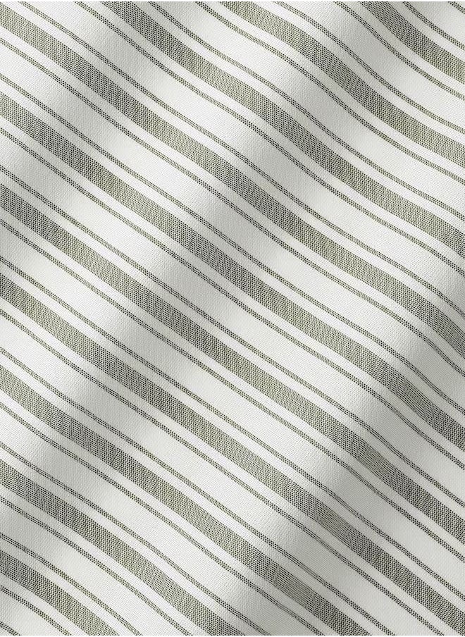إيروريكس - ستارة رومانية بيضاء مخططة 100x160 سم - Image 1