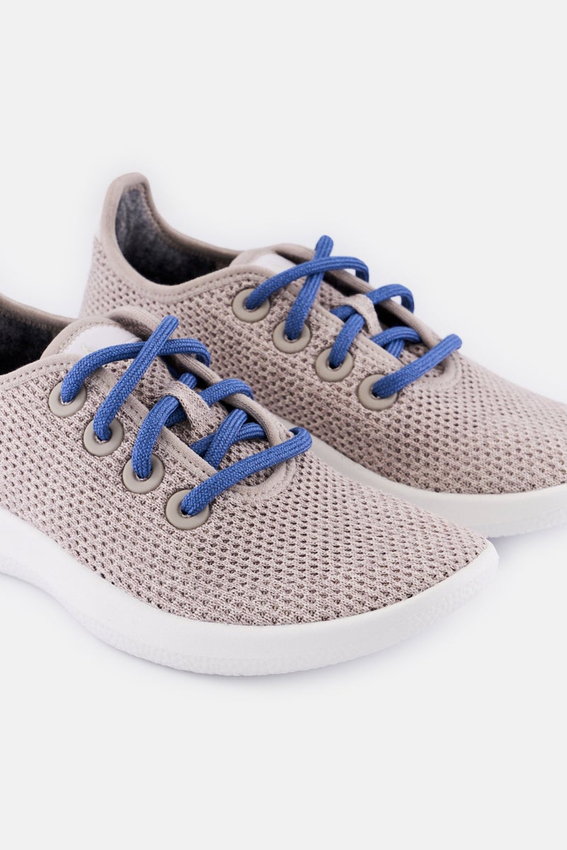 Allbirds Women Wide Lace Up Outdoor Shoes, Light Grey - Image 3