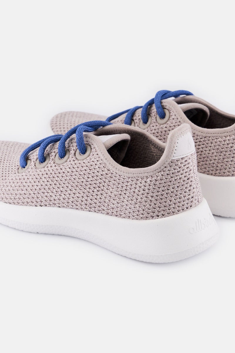 Allbirds Women Wide Lace Up Outdoor Shoes, Light Grey - Image 2