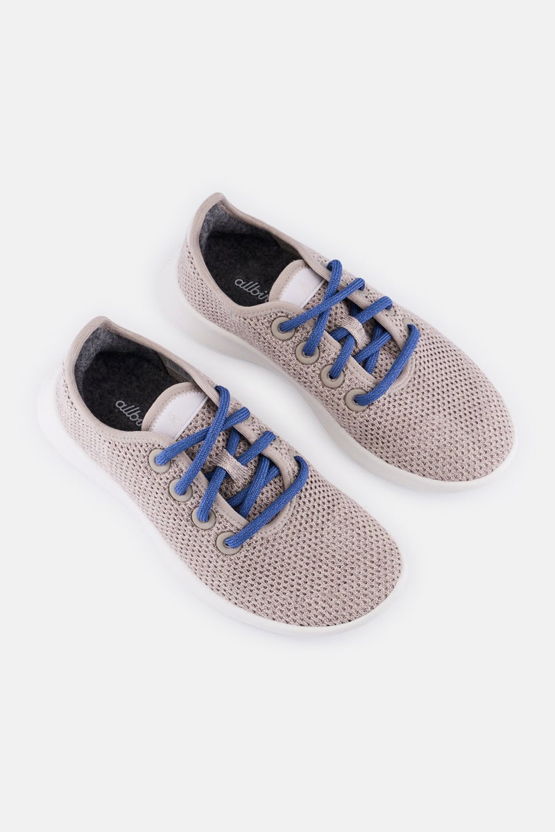 Allbirds Women Wide Lace Up Outdoor Shoes, Light Grey - Image 4