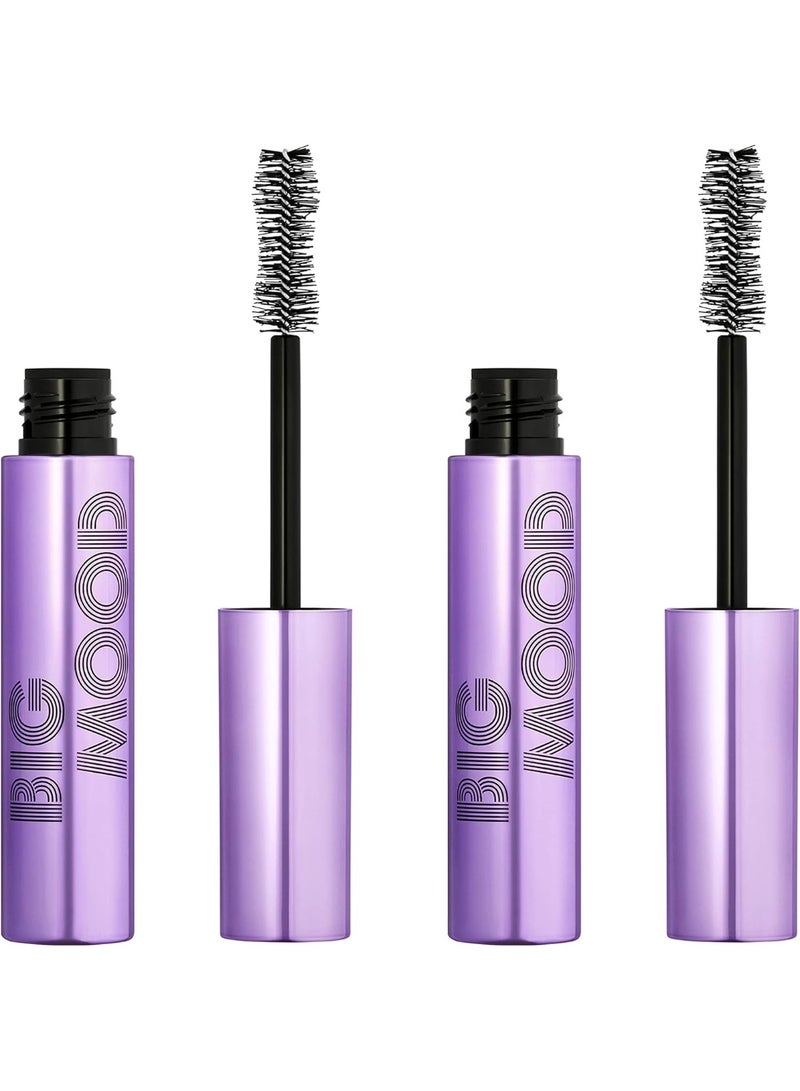 elf Big Mood Mega Volume & Lifting Mascara Bundle Creates Long Lasting Voluminous Lashes  Black, 2 Count - Image 1