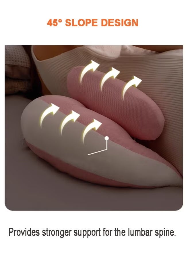 Pregnancy Pillow, Maternity Sleep Body Pillow, Adjustable Waist & Leg Support Pillow, Removable & Ergonomic Design for Back, Abdomen, Hips, and Legs Comfort During Pregnancy - Image 3