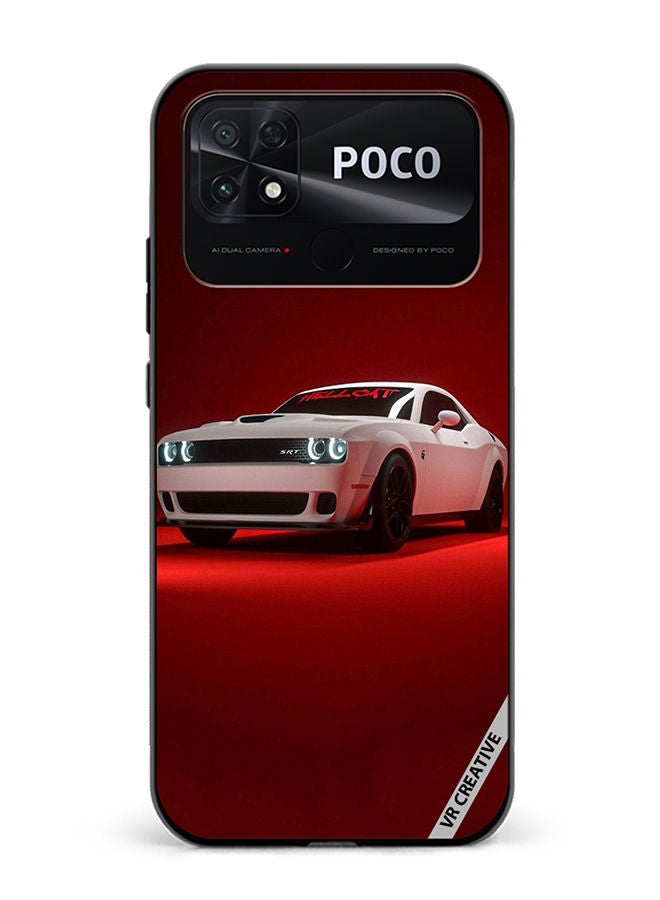 VR CREATIVE Protective Case Cover For Xiaomi Poco C40 Car Design Multicolour - Image 1