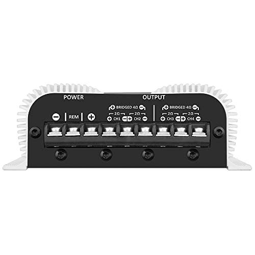 Taramp's Taramps TS 400x4 400 watts RMS 4 Channels Full Range Car Audio Amplifier, 2 Bridged Channels, RCA Input Class D, Output Power, Multichannel Amplifier System, Small - TS400X4 - Image 4