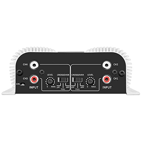 Taramp's Taramps TS 400x4 400 watts RMS 4 Channels Full Range Car Audio Amplifier, 2 Bridged Channels, RCA Input Class D, Output Power, Multichannel Amplifier System, Small - TS400X4 - Image 5