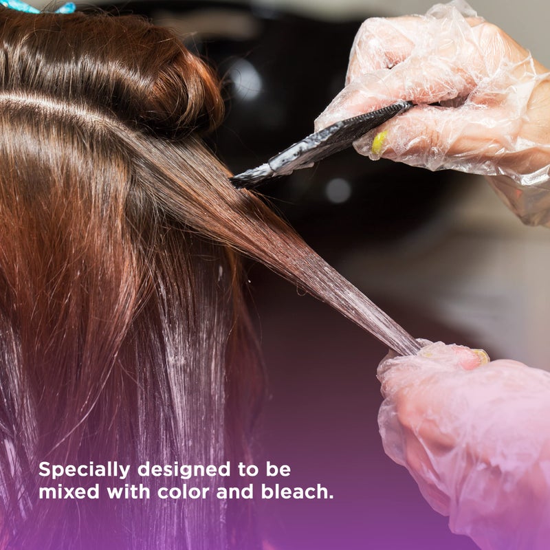 MoeHair مطور لون الشعر موهير 20 فولت 6% كريم | مطور صبغ الشعر الاحترافي لألوان أكثر إشراقًا وخفة | بلسم ترسيب اللون لمنتجات الشعر المجعد | صنع في الولايات المتحدة الأمريكية | 32 أونصة سائلة - Image 4