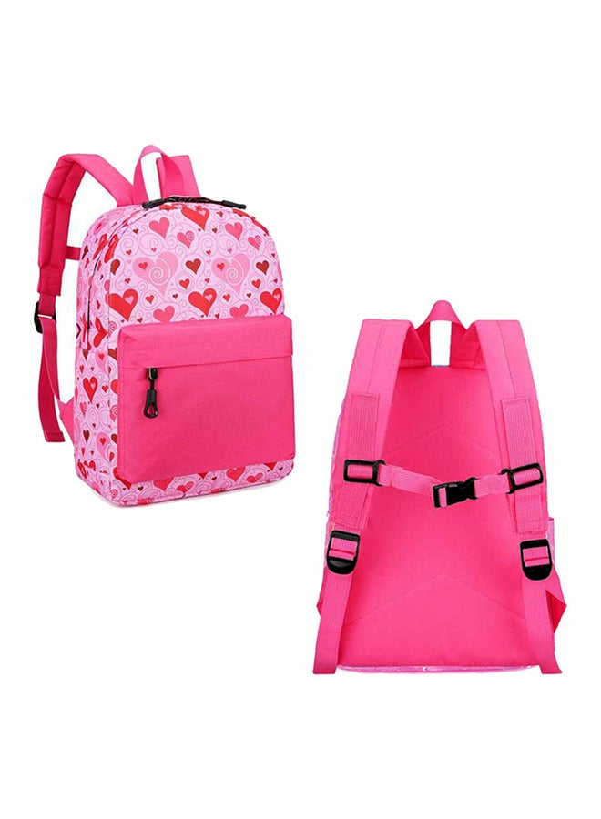 STAR BABiES Combp Pack - Back To School Value Pack Set Kids School Bag With Lunch Box Set - Pink - Image 3