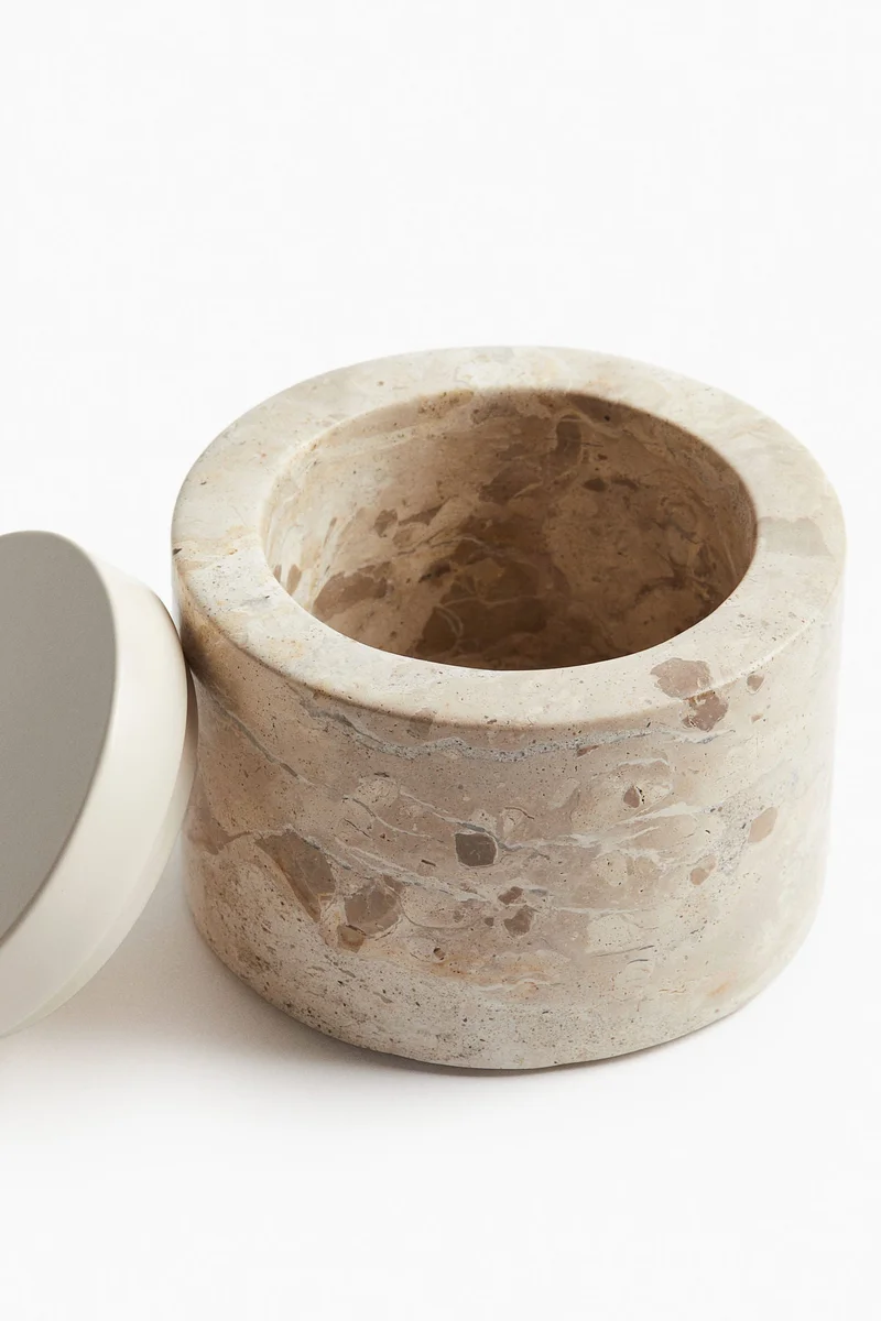 H&M Lidded marble container