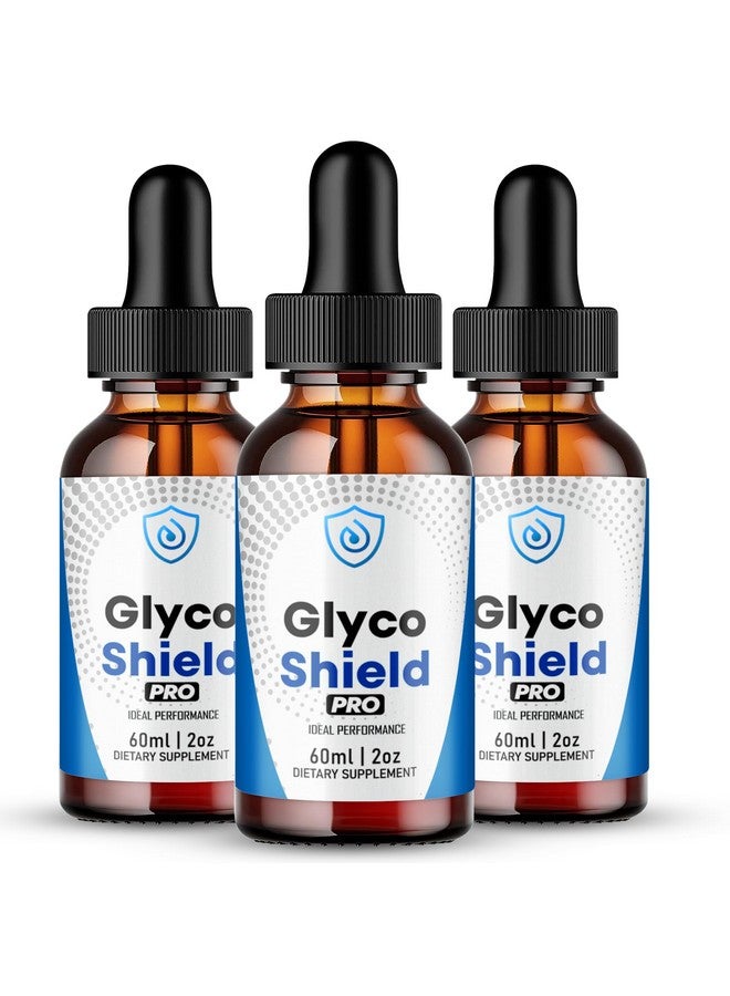 IDEAL PERFORMANCE قطرات غليكو شيلد، مكمل دعم صيغة غليكو شيلد للدم - أقصى قوة، صيغة طبيعية بالكامل للحفاظ على الصحة العامة والطاقة الصحية، مراجعات غليكو شيلد المميزة (3 عبوات) - Image 1