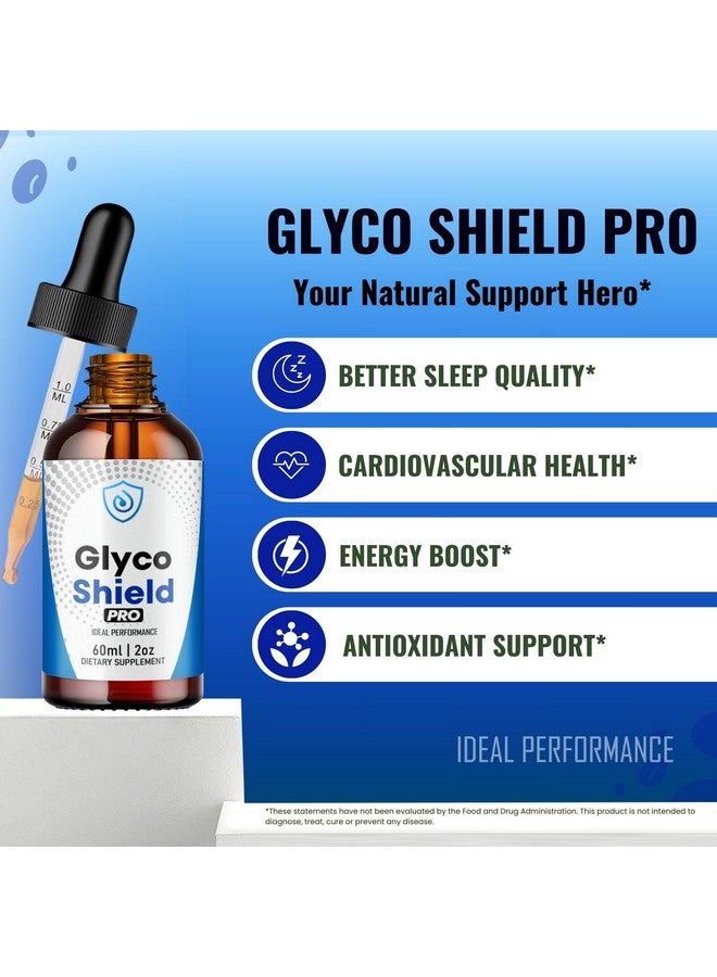IDEAL PERFORMANCE قطرات غليكو شيلد، مكمل دعم صيغة غليكو شيلد للدم - أقصى قوة، صيغة طبيعية بالكامل للحفاظ على الصحة العامة والطاقة الصحية، مراجعات غليكو شيلد المميزة (3 عبوات) - Image 4