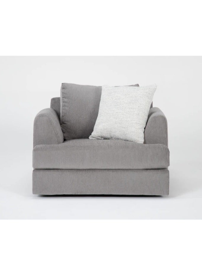 Malazhouse Chenille Arm Chair – MZCH012  - Image 2