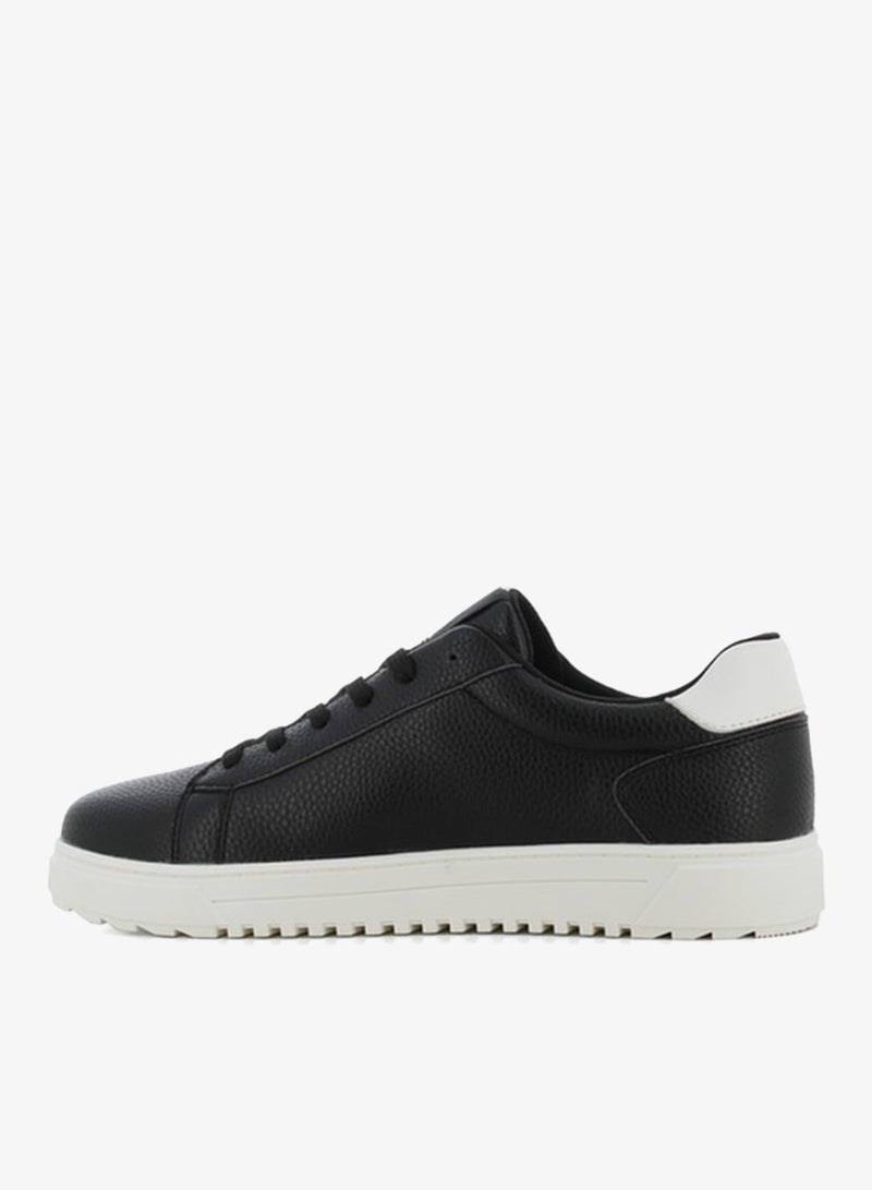 SJ Men's Textured Sneakers with Lace-Up Closure - Image 4