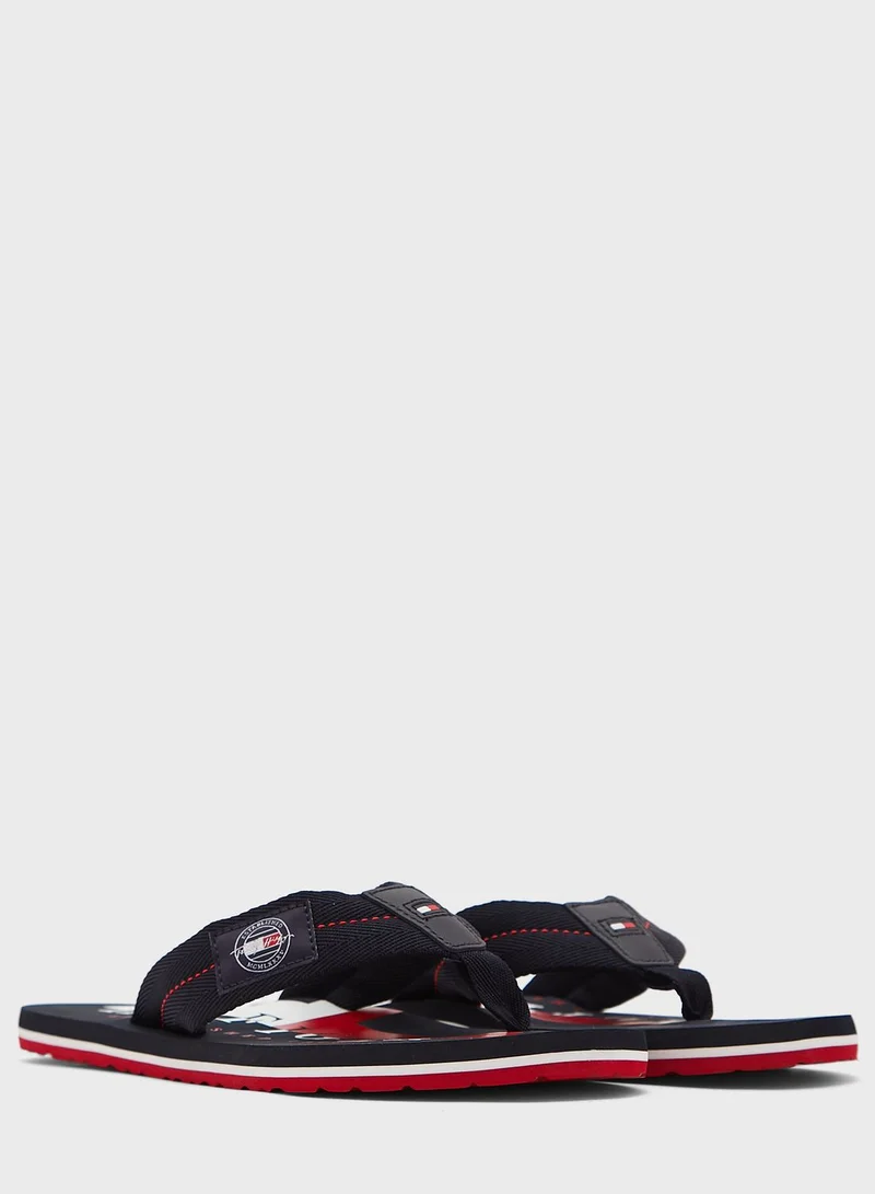 TOMMY HILFIGER Badge Beach Flip Flops
